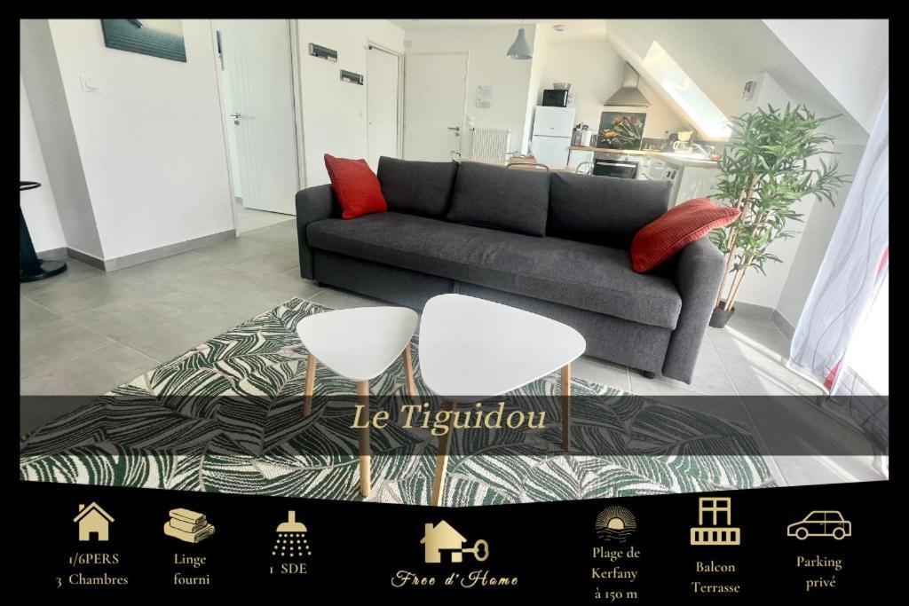 Le Tiguidou, Cosy, Lumineux, 2-6 Pers, Plage 300M Moëlan-sur-Mer Exterior foto